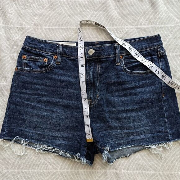 Gap Dark Blue High rise shirts size 30 @c1 - Picture 5 of 8